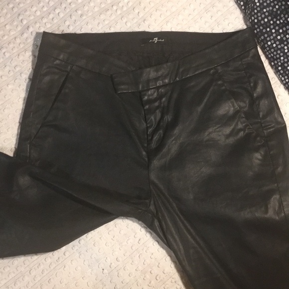 Bleach pleather pants - Picture 3 of 4